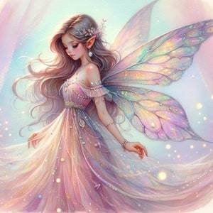 Coloring pages of fairy
