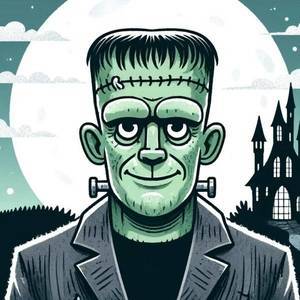 Coloring pages of Frankenstein