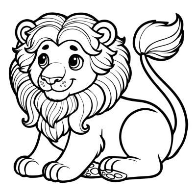 Cute lion