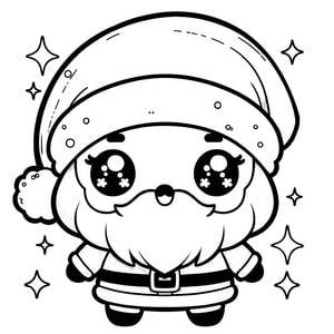 Easy Kawaii Santa Claus