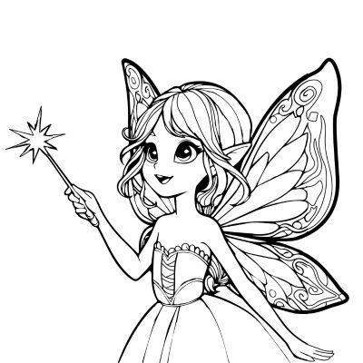 Fairy doing magic