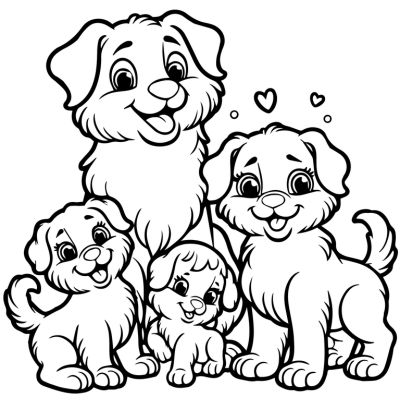 Family of dogs