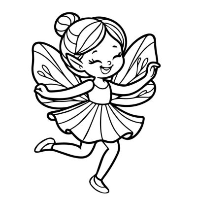 Happy little fairy