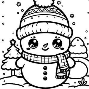 Kawaii Snowman