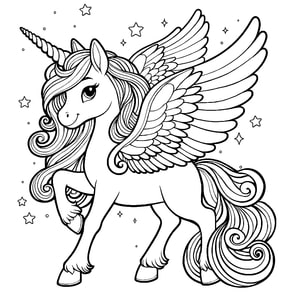 Magical Winged Unicorn