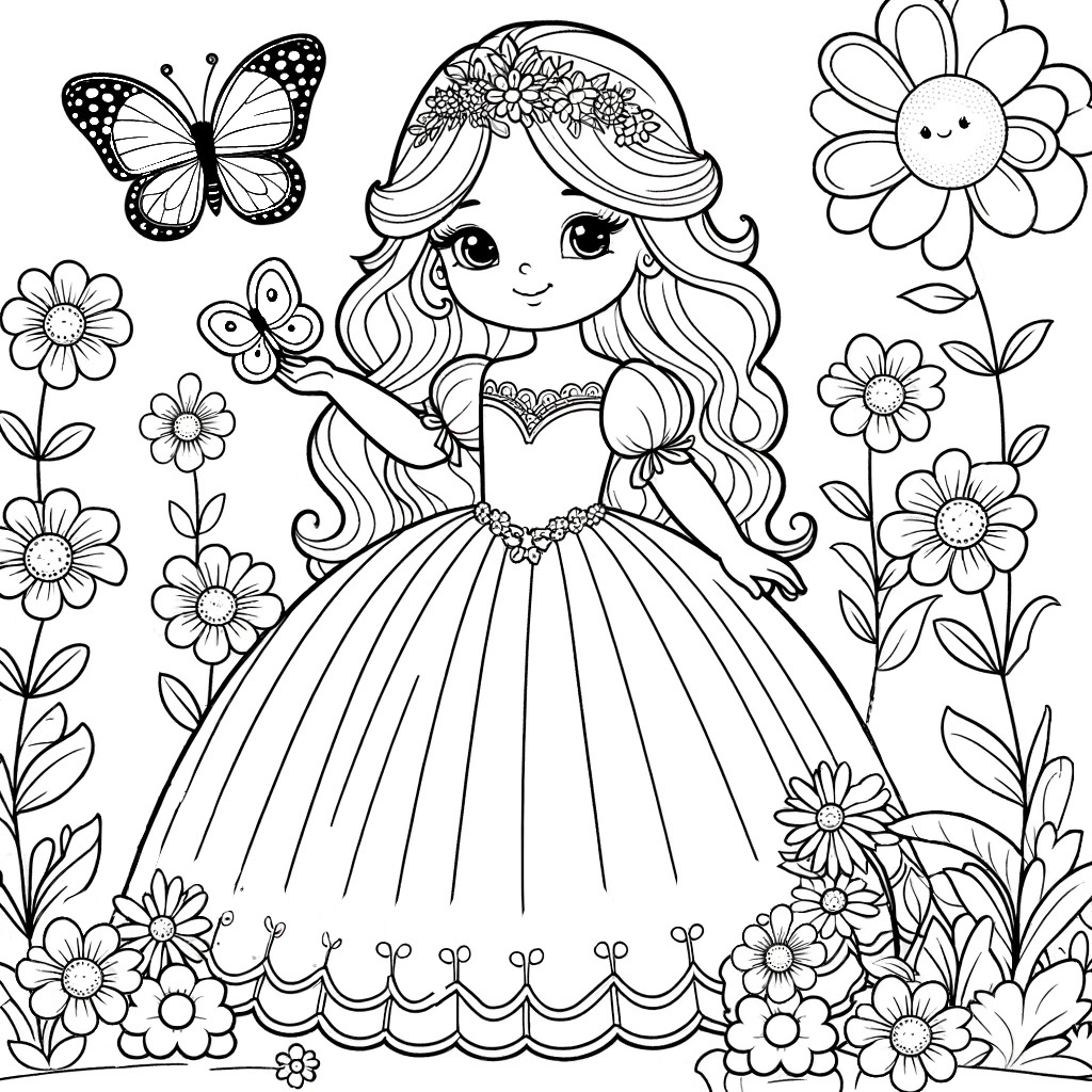 Princess and the butterfly