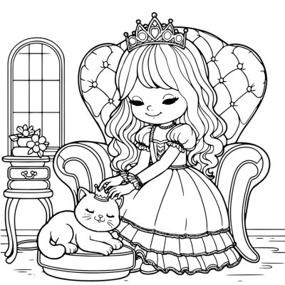 Princess and her Cat