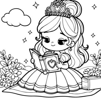 Princess reading