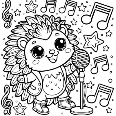 Singing hedgehog