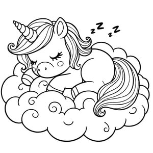 Sleeping unicorn