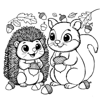 The hedgehog and the squirrel