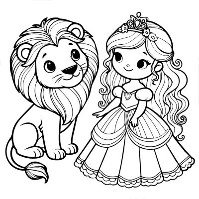 The lion and the princess