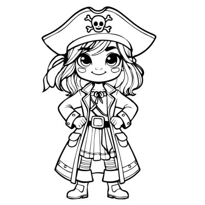 The little pirate girl