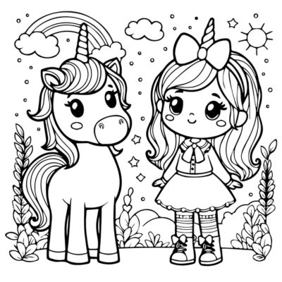 Unicorn and a Girl