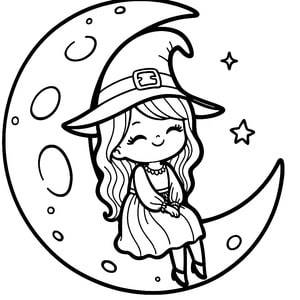 Witch on the Moon